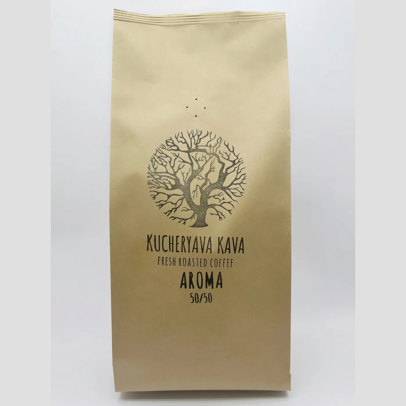 Купаж кофе молотый AROMA, Бленд кофе средней обжарки - смесь арабики и робусты 50 на 50 (Свежеобжаренный Кофе из Америки, Африки и Азии)
