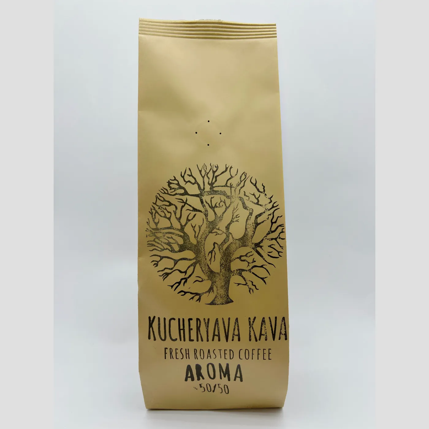 Купаж кофе молотый AROMA, Бленд кофе средней обжарки - смесь арабики и робусты 50 на 50 (Свежеобжаренный Кофе из Америки, Африки и Азии)