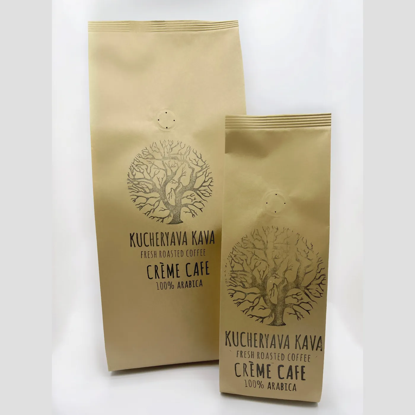 Купаж кофе молотый CRÈME CAFE, Бленд кофе средней обжарки - смесь премиальных арабик 100% (Свежеобжаренный Авторский Кофе)