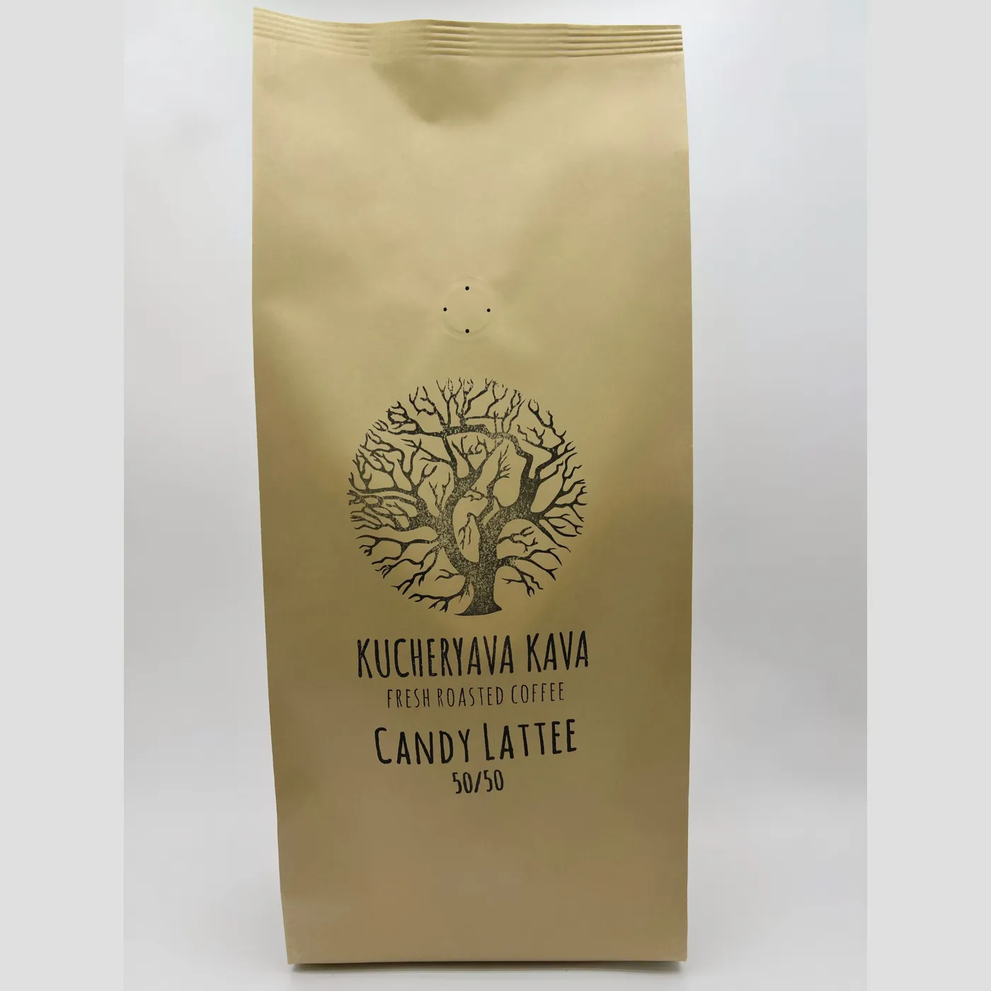 Купаж кофе молотый Candy Lattee, Бленд кофе средней обжарки – смесь арабики и робусты 50 на 50 (Свежеобжаренный Кофе из Африки, Азии и Америки)