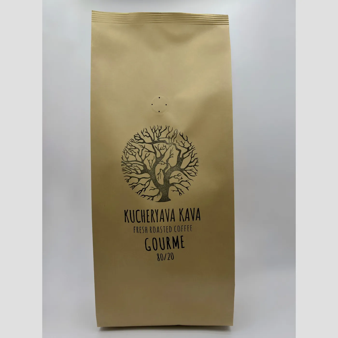 Купаж кофе в зернах GOURME, Бленд кофе средней обжарки – смесь арабики и робусты 80 на 20 (Свежеобжаренный Кофе из Африки, Америки и Азии)