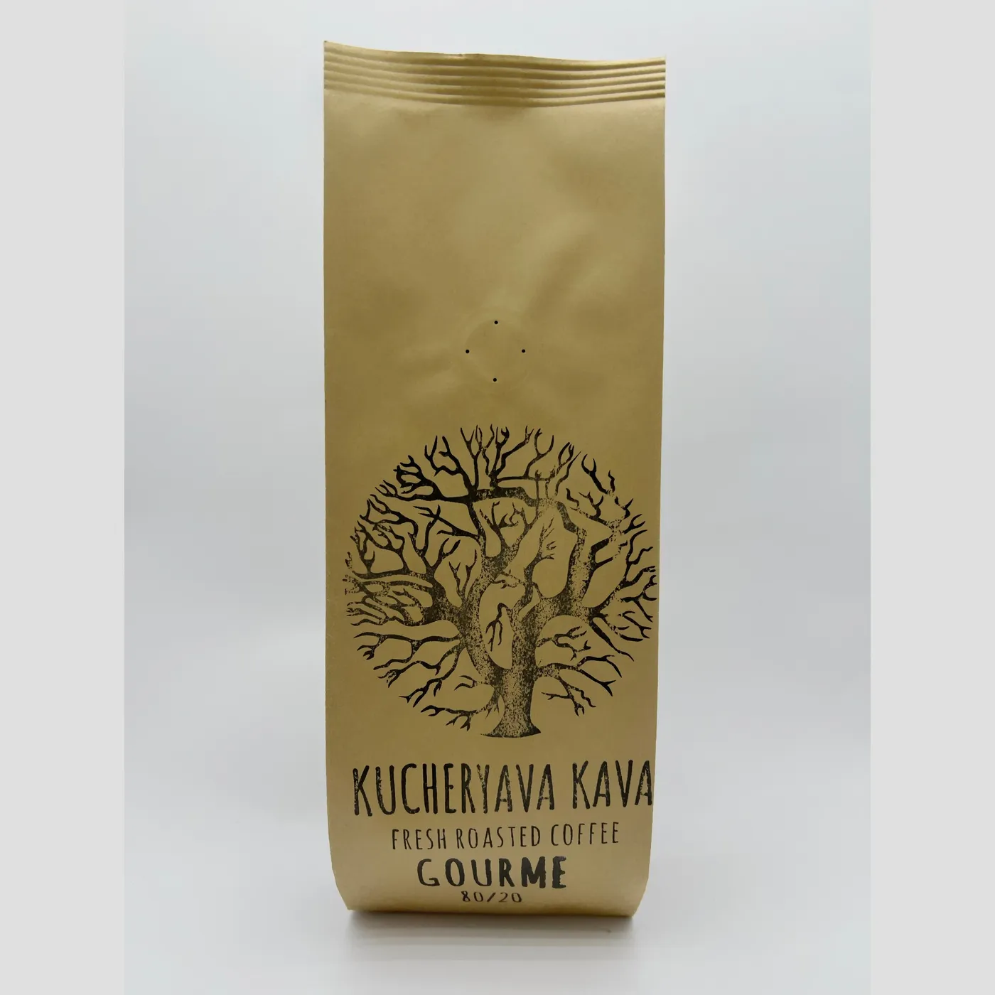 Купаж кофе молотый GOURME, Бленд кофе средней обжарки – смесь арабики и робусты 80 на 20 (Свежеобжаренный Кофе из Африки, Америки и Азии)
