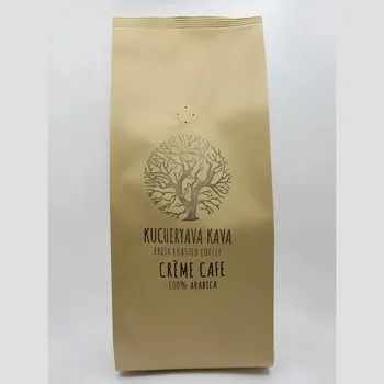 Купаж кофе в зернах CRÈME CAFE, Бленд кофе средней обжарки - смесь премиальных арабик 100% (Свежеобжаренный Авторский Кофе)
