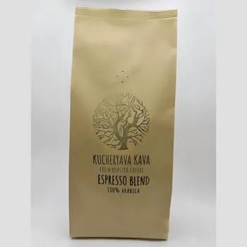 Купаж кофе в зернах ESPRESSO BLEND, Бленд кофе средней обжарки – смесь 100% арабики (Свежеобжаренный Кофе с плантаций Америки и Африки)