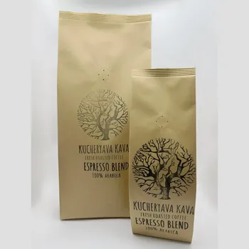 Купаж кофе в зернах ESPRESSO BLEND, Бленд кофе средней обжарки – смесь 100% арабики (Свежеобжаренный Кофе с плантаций Америки и Африки)