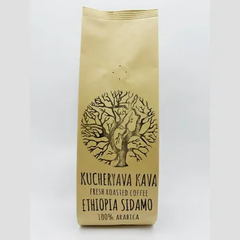 Свежеобжаренный кофе в зернах ETHIOPIA Djimmah 100% Арабика средней обжарки